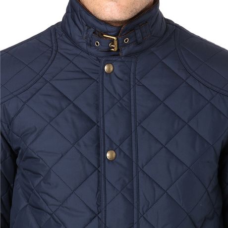Ralph Lauren Cadwell Quilted Bomber Jacket in Blue for Men (Aviator ...