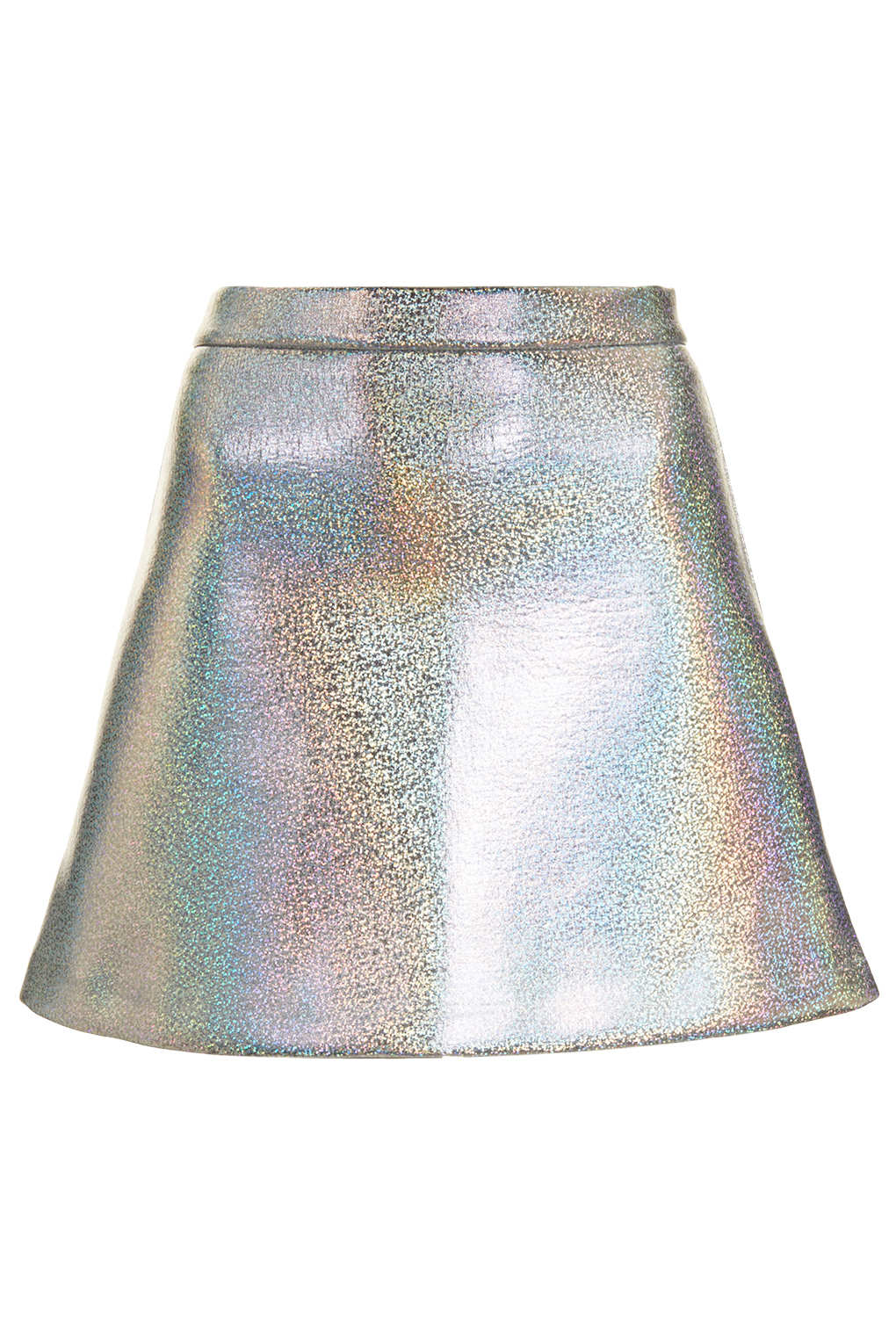 Hologram From Topshop topshop holographic a line skirt in metallic lyst Hologram From Topshop topshop holographic a line skirt in metallic lyst