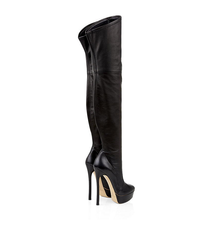 leather otk boots