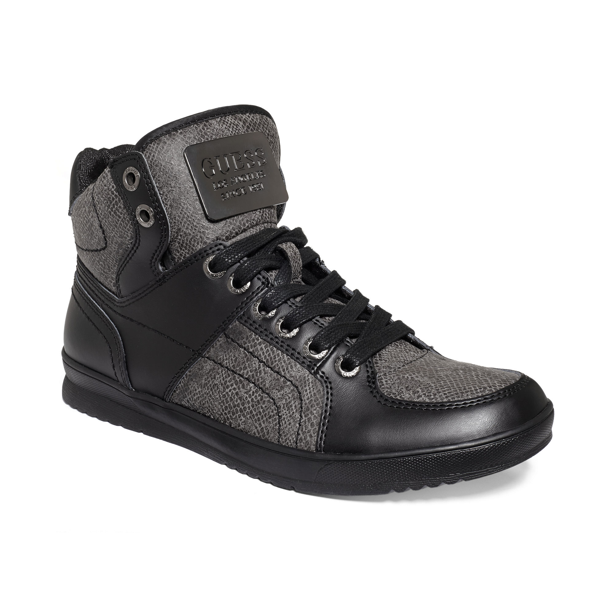 Lyst Guess Mens Shoes Trippy Sneakers In Black For Men
