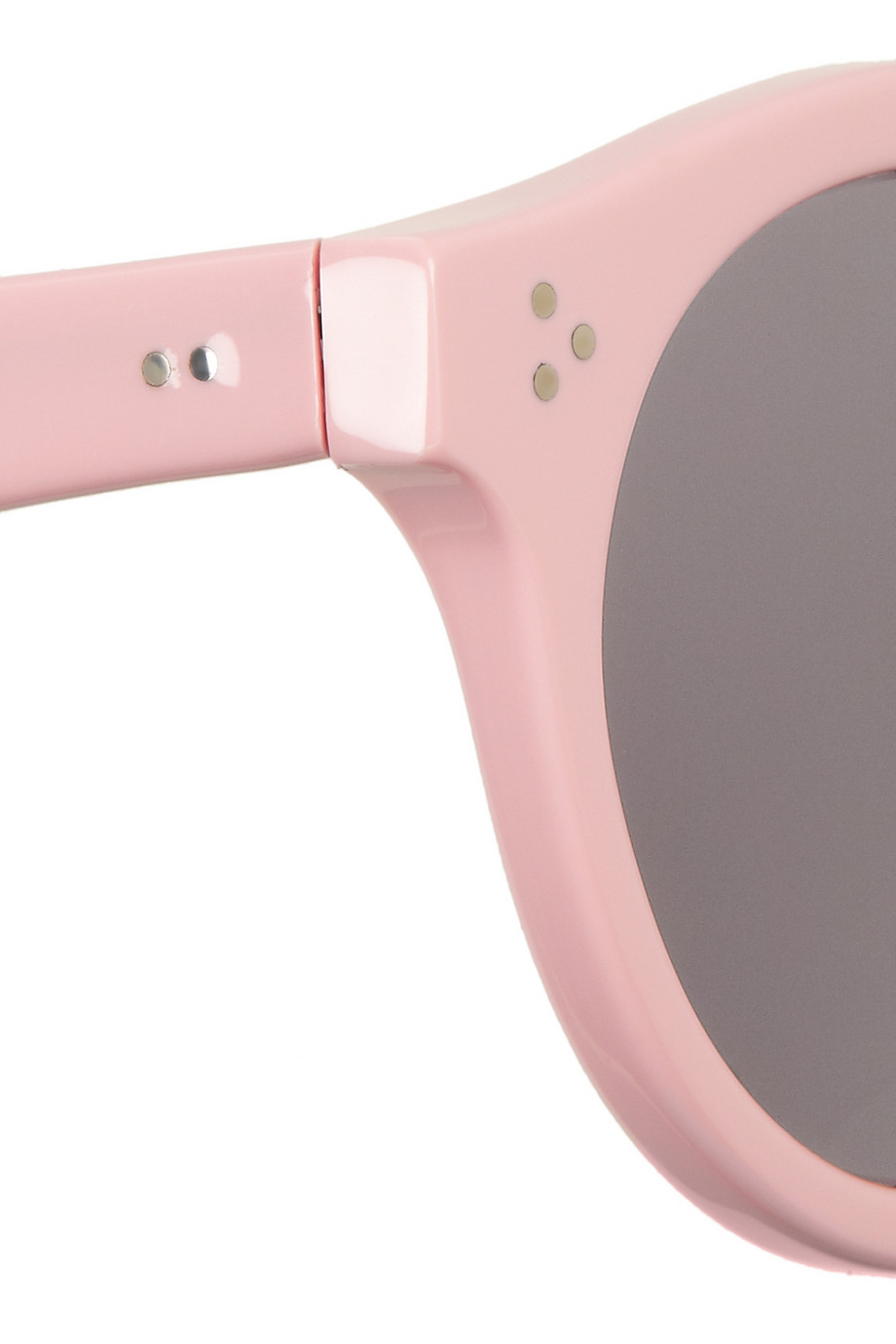 Lyst Illesteva Round Frame Acetate Sunglasses In Pink 5936