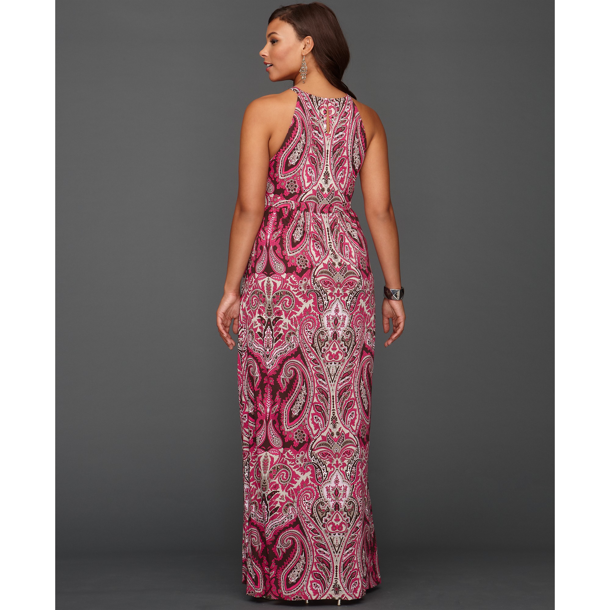 Inc international concepts dress sleeveless exotic-print v-neck maxi Inc international concepts dress sleeveless exotic-print v-neck maxi