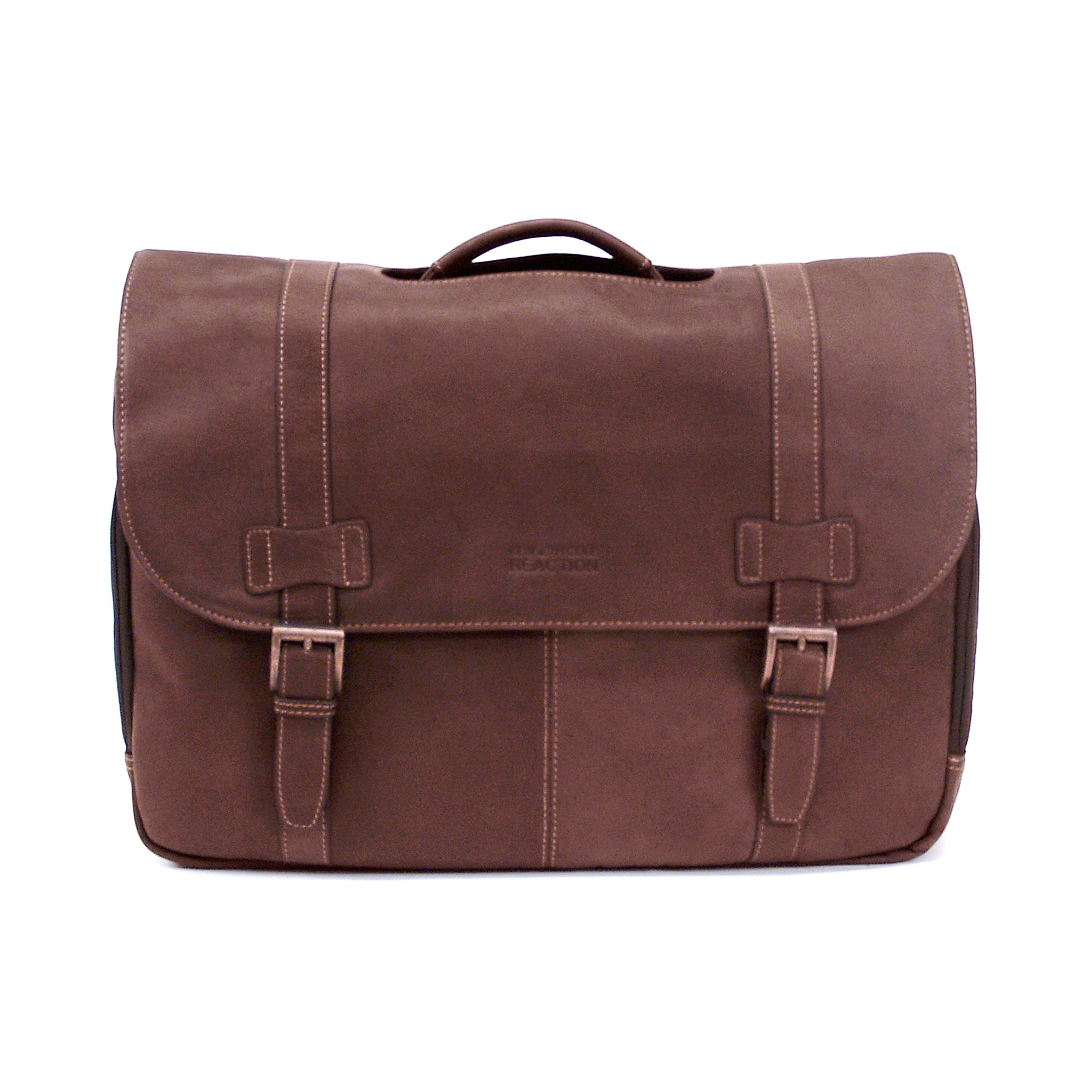 cole reaction Colombian Leather Laptop Messenger Bag in Brown