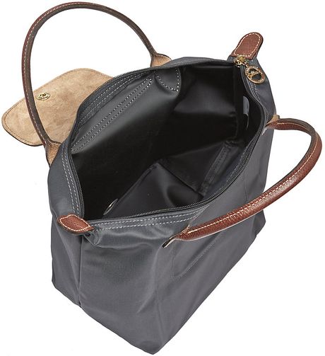Longchamp Le Pliage Small Handbag in Black | Lyst