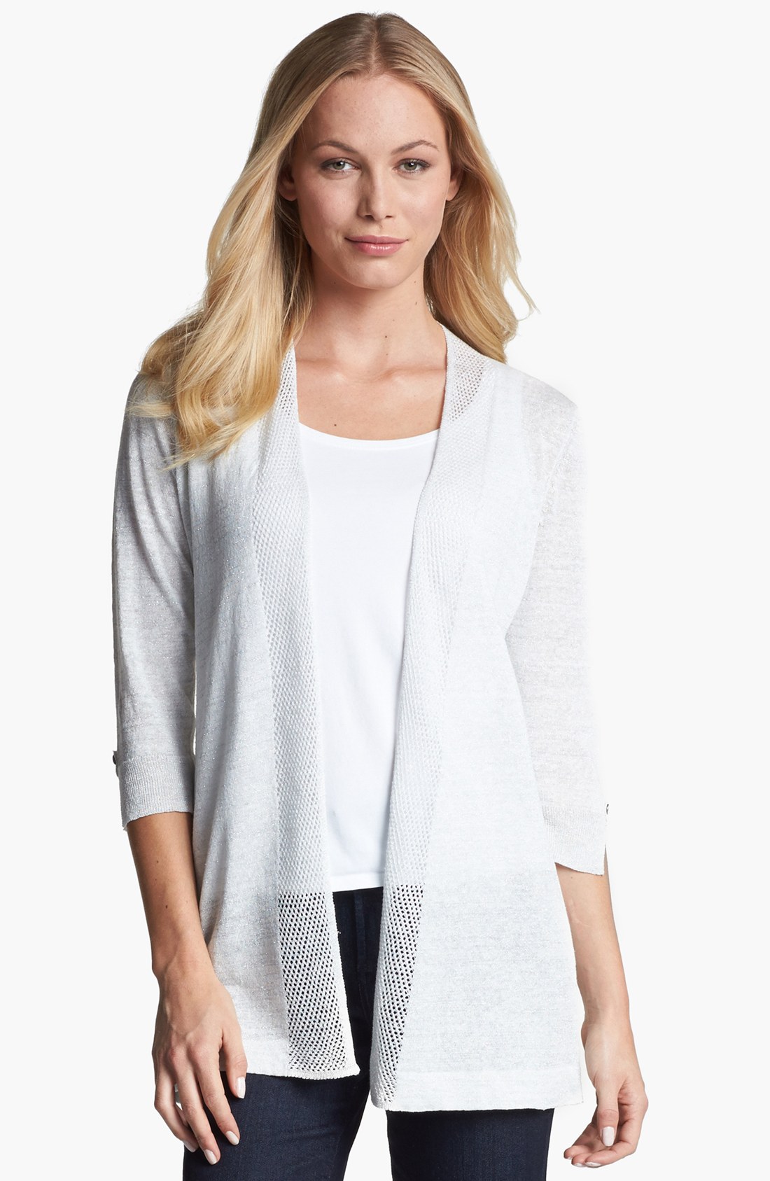 Nic + Zoe Firefly Cardigan in Gray (Washed Grey) | Lyst