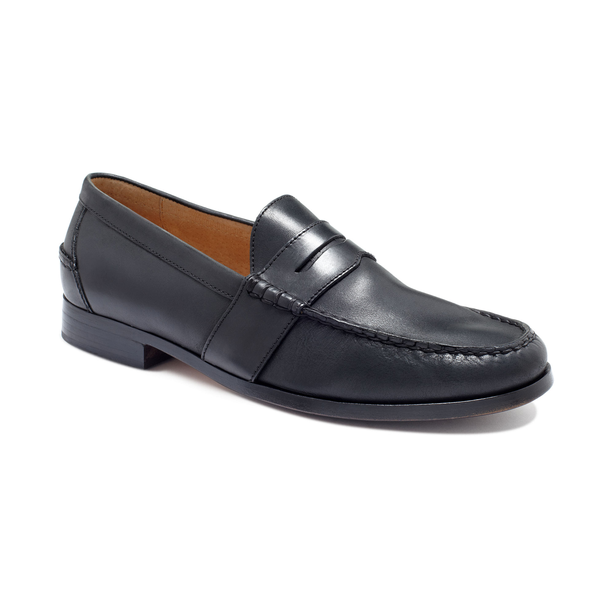 Ralph Lauren Arscott Penny Loafers in Black for Men | Lyst