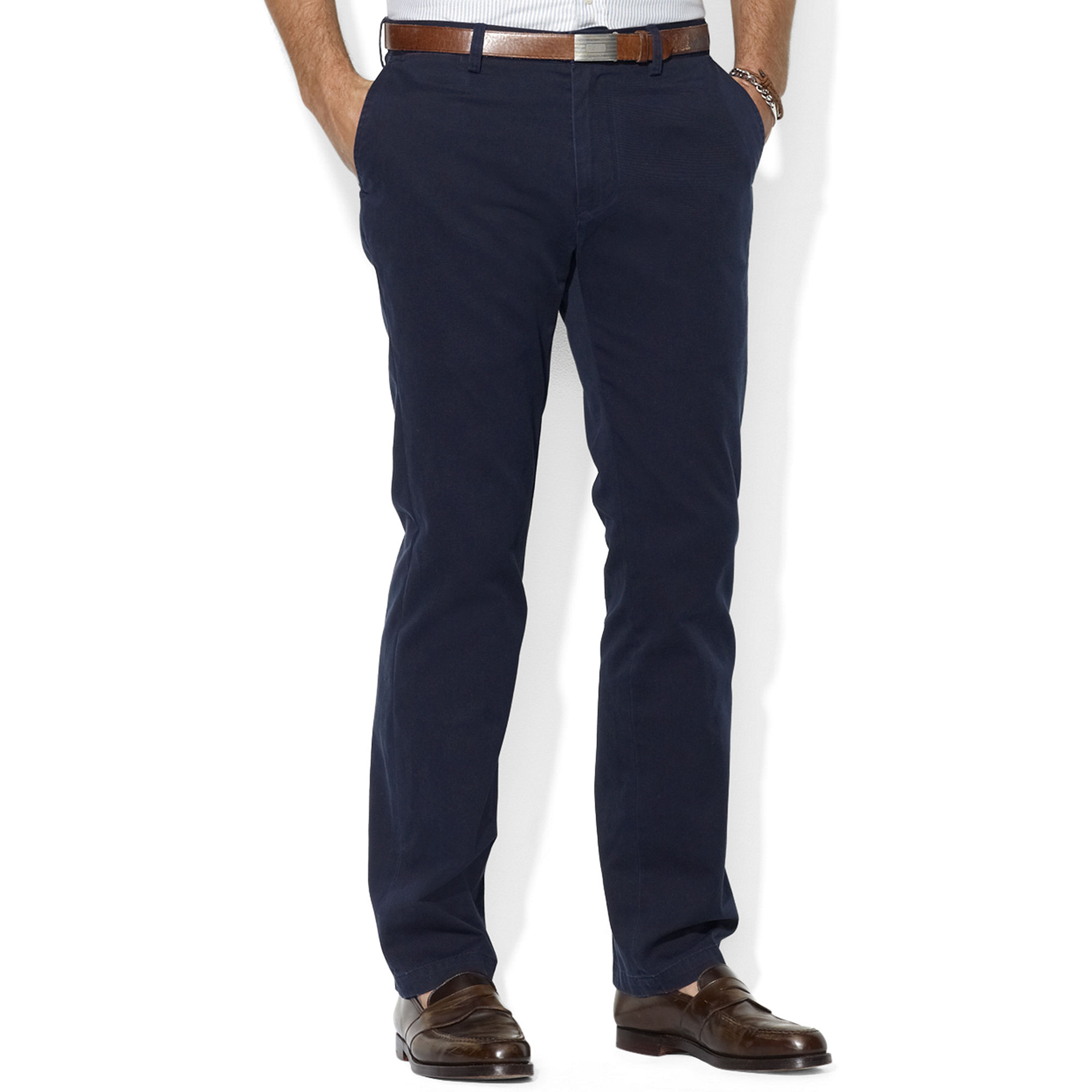 Polo ralph lauren Men's Core Pants, Classic-fit Flat Front Chino Pants ...