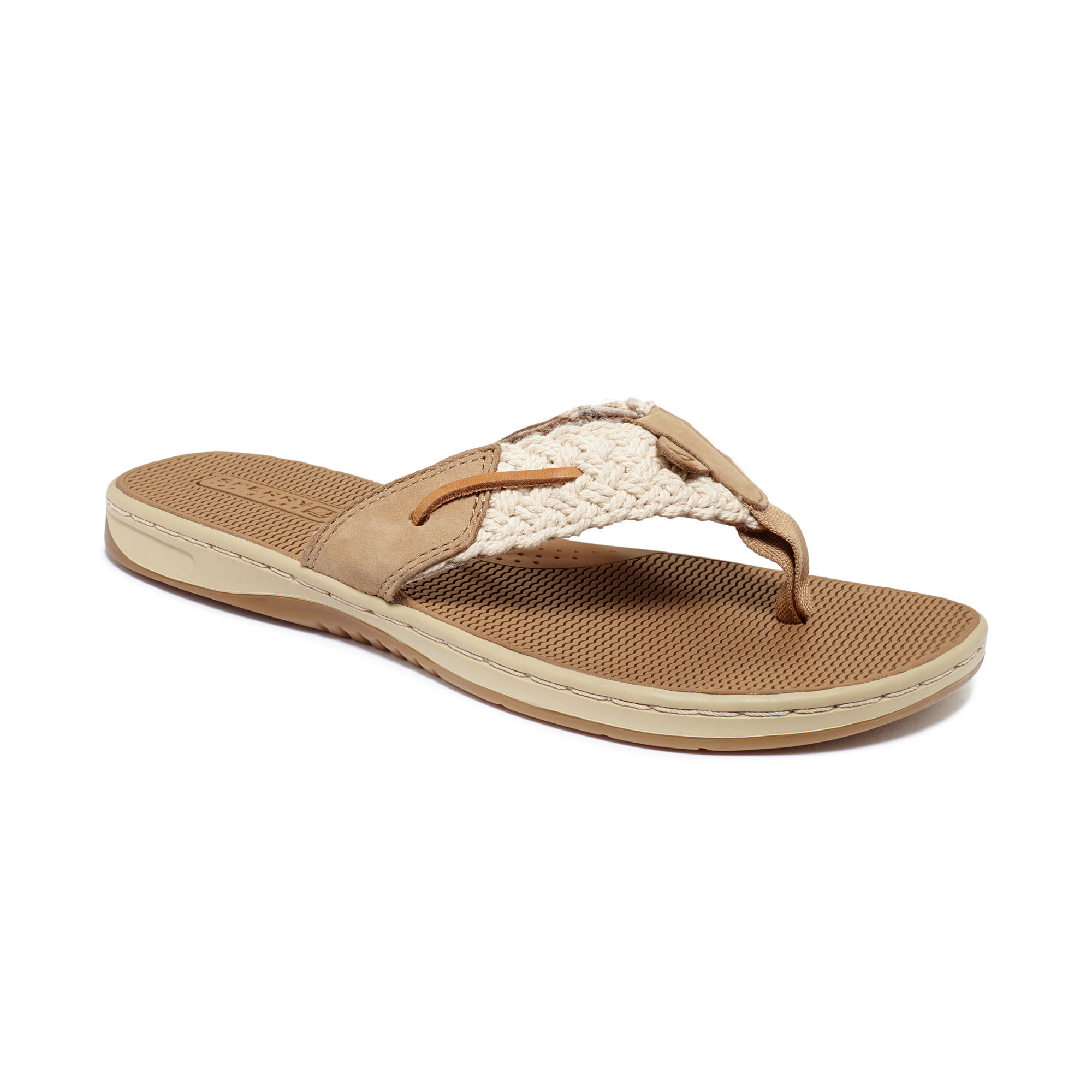 Sperry top-sider Parrotfish Thong Sandals in Natural | Lyst