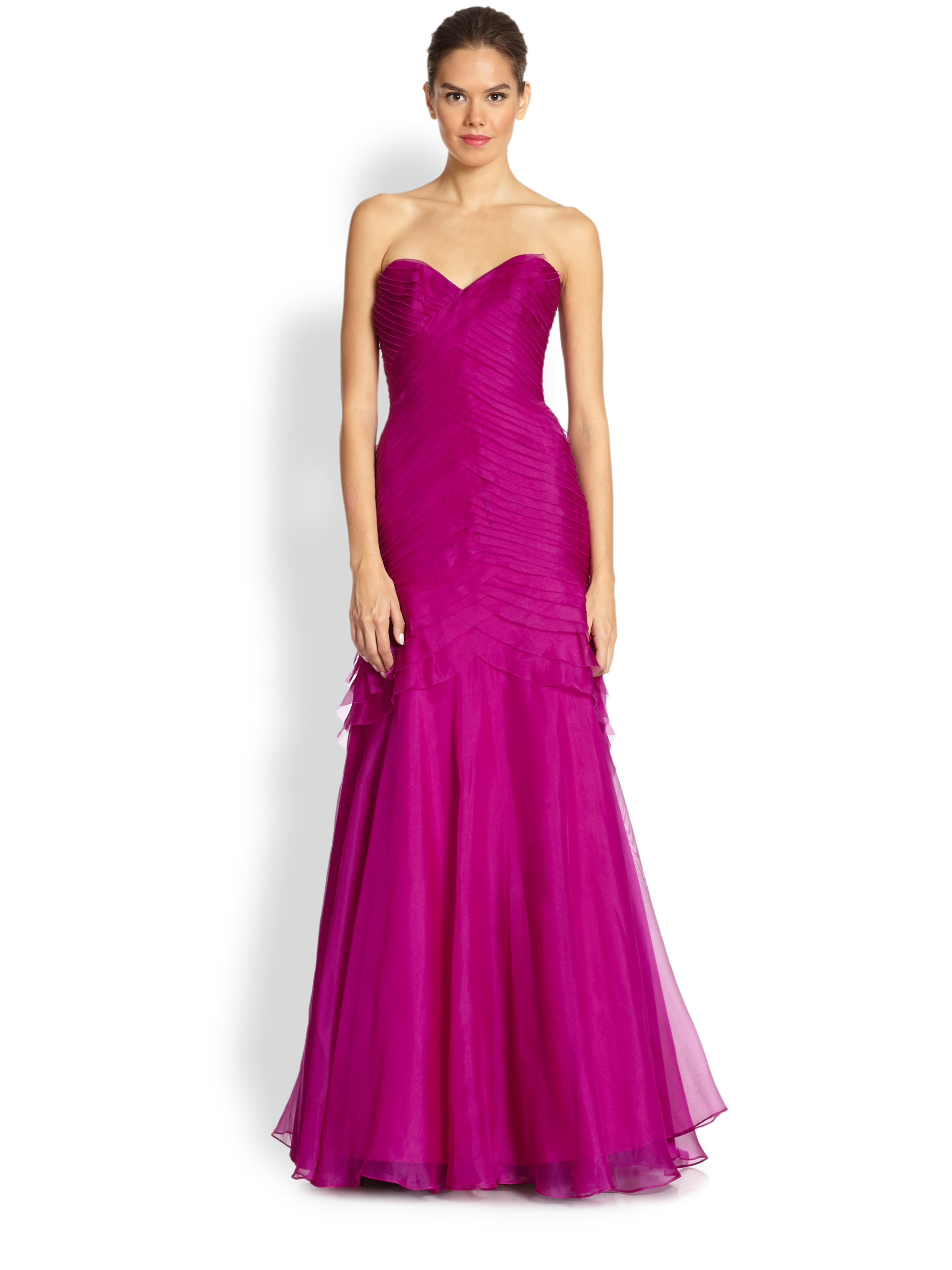 organza styles for gown
