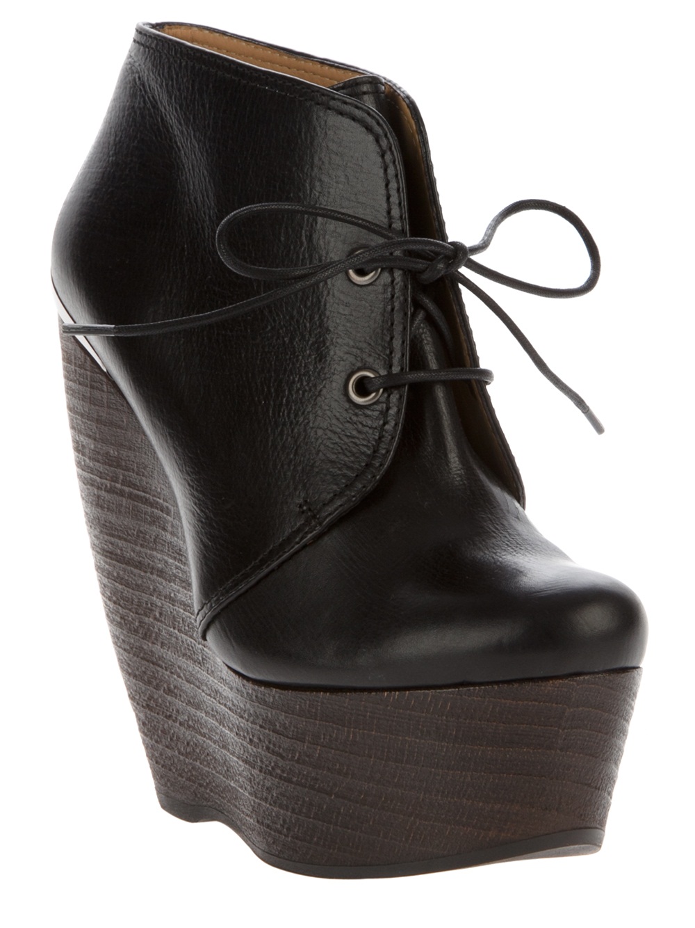 solid wedge ankle boots