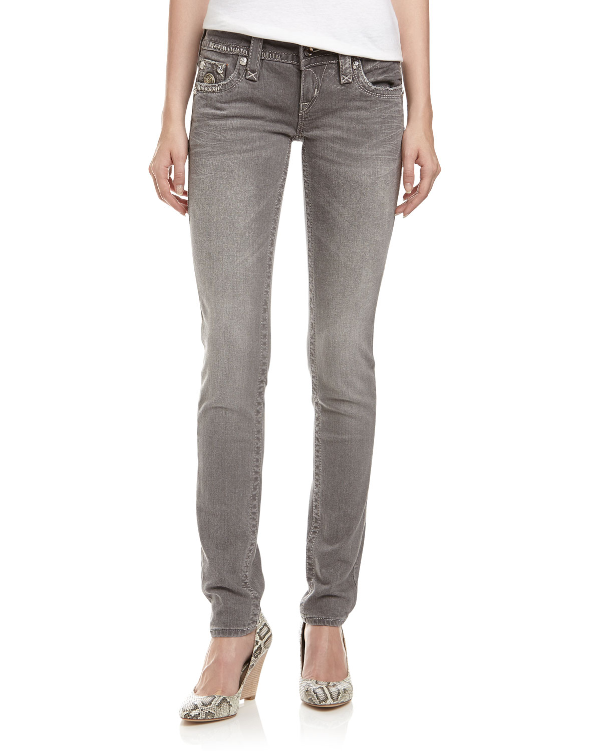 dark gray skinny jeans