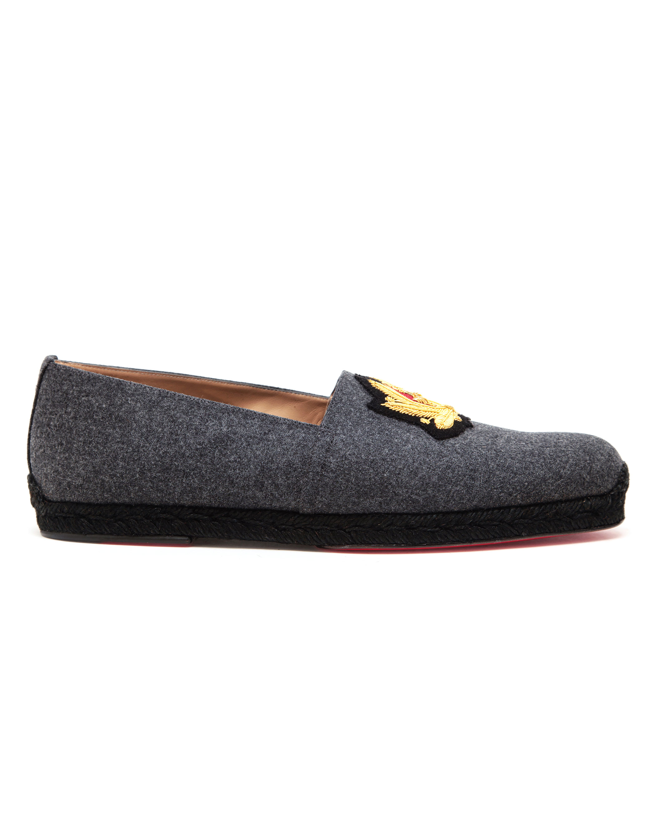 Artesur » christian louboutin Papi Hugo espadrilles grey contrast