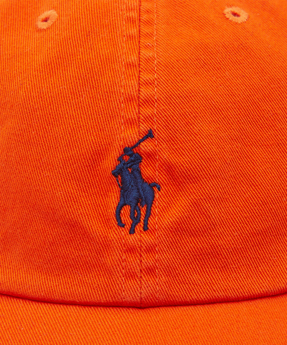 Lyst - Polo Ralph Lauren Orange Cotton Baseball Cap in Orange for Men