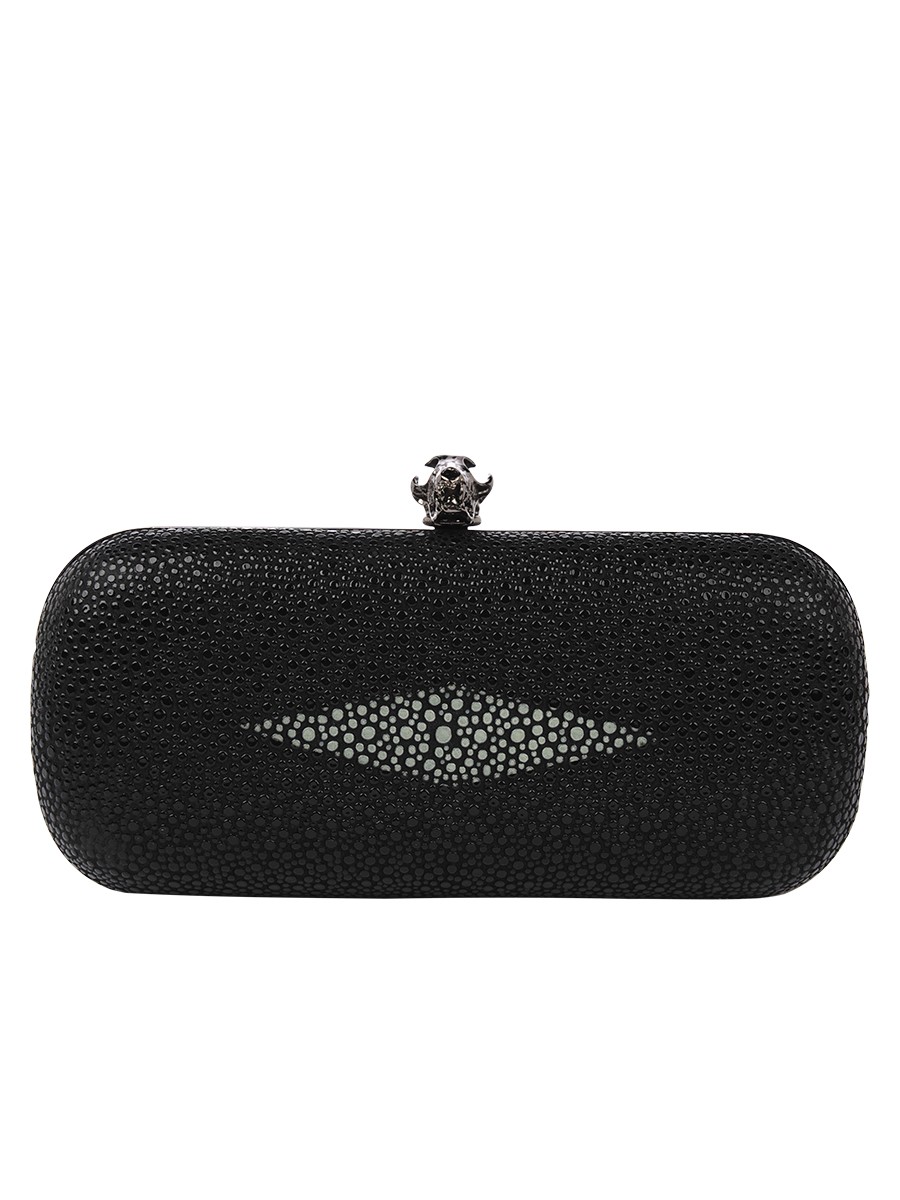 House Of Harlow 1960 Wynn Clutch in Black (gunmetal) Lyst