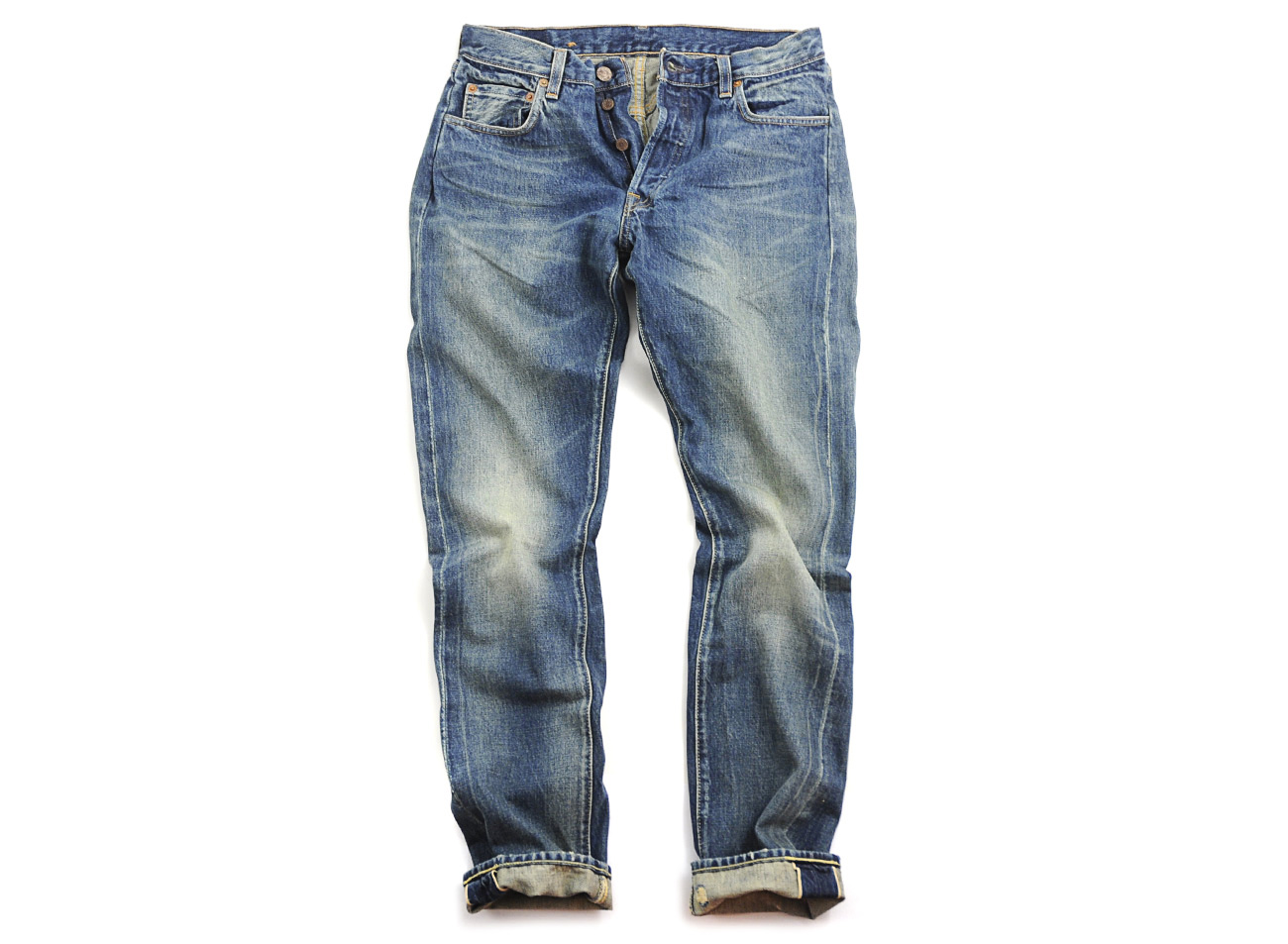 Levi's Levis Vintage 501 Jeans Customized in Blue for Men (red) | Lyst