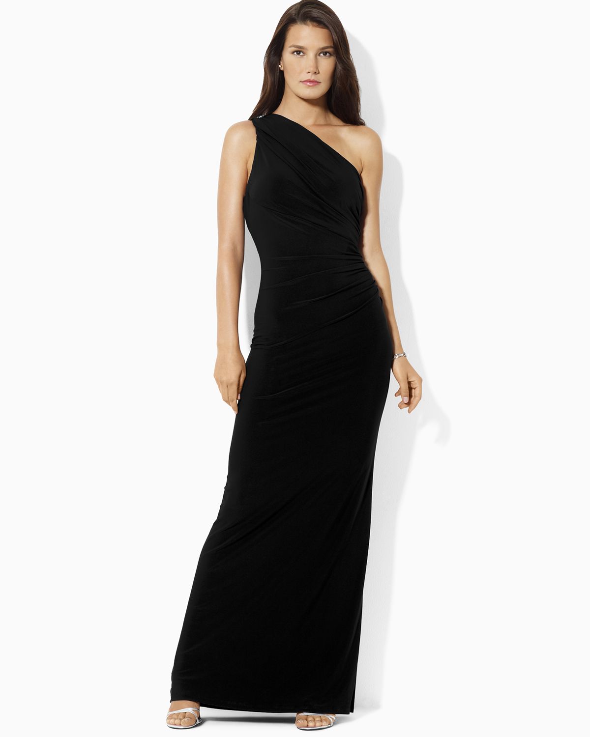 ralph lauren petite gowns