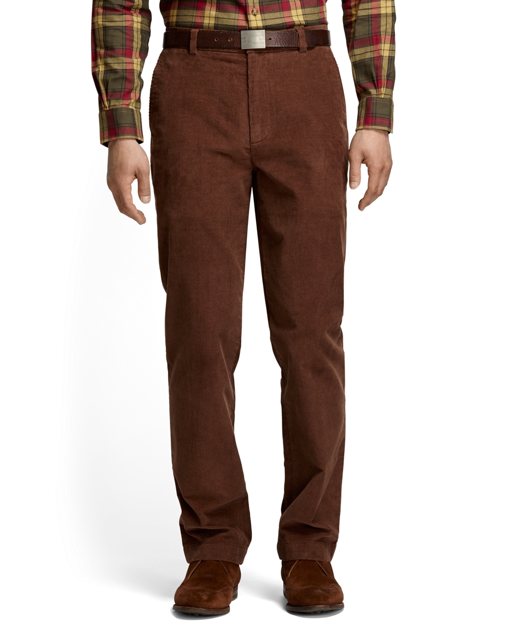 Lyst - Brooks brothers Clark 14wale Corduroy Pants in Brown for Men
