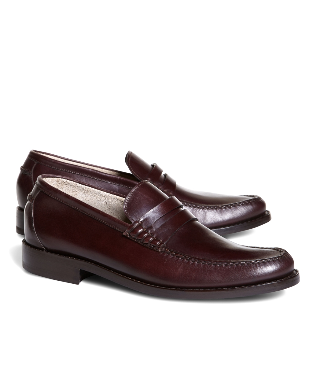 Brooks brothers Harrys Of London® Leather Dean Loafers in Purple for ...