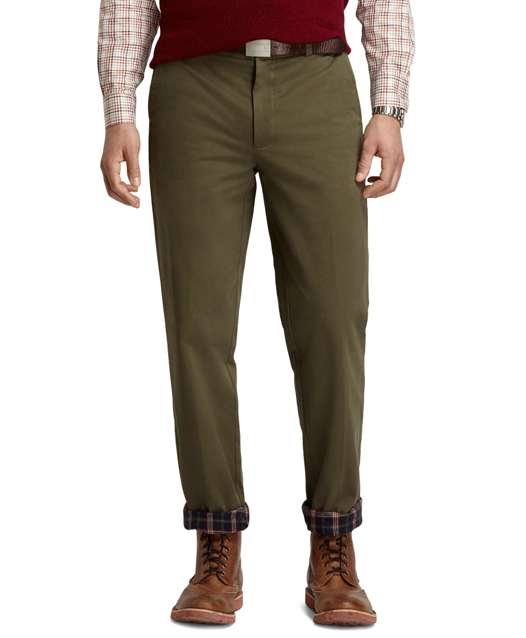 flannel chinos