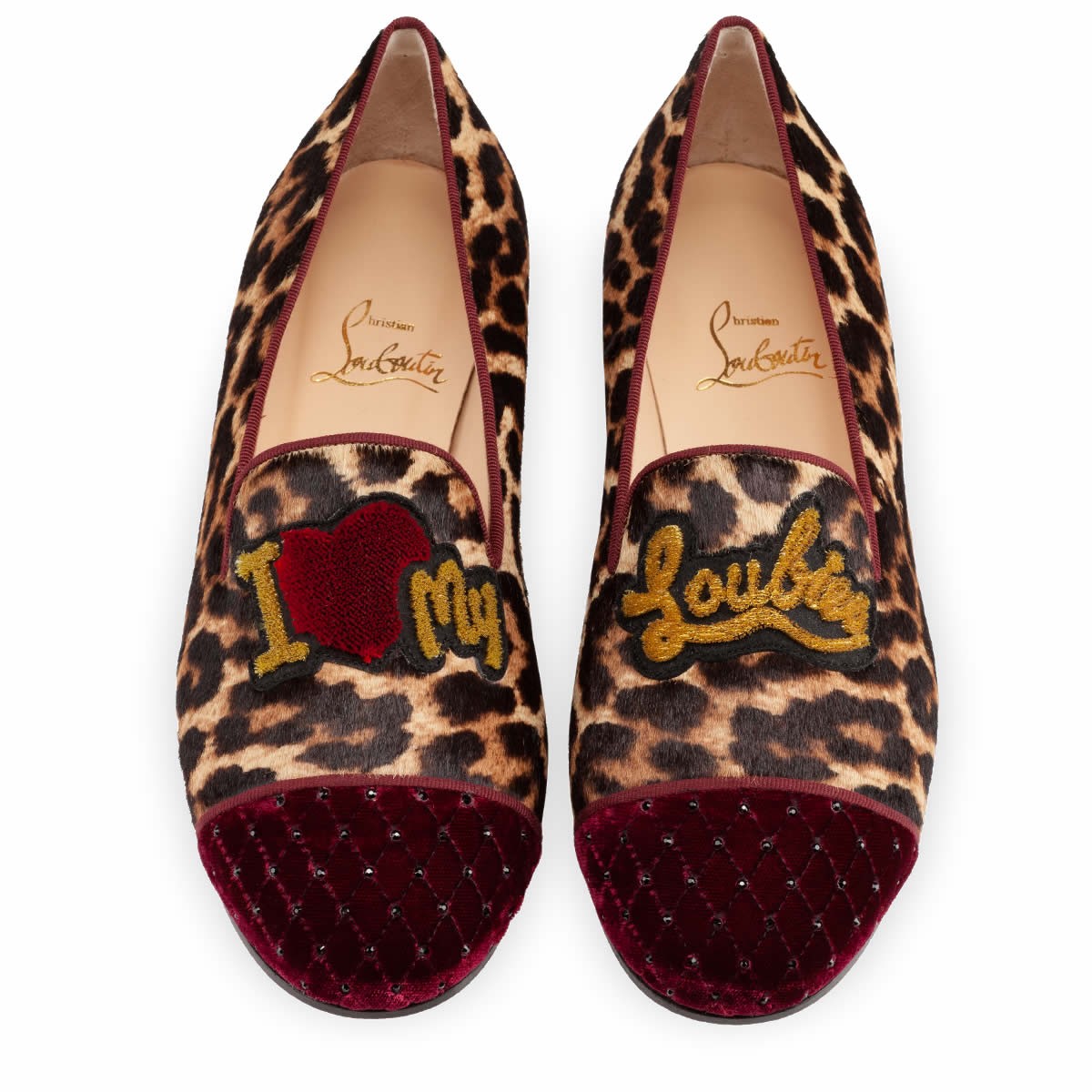 christian louboutin love flats