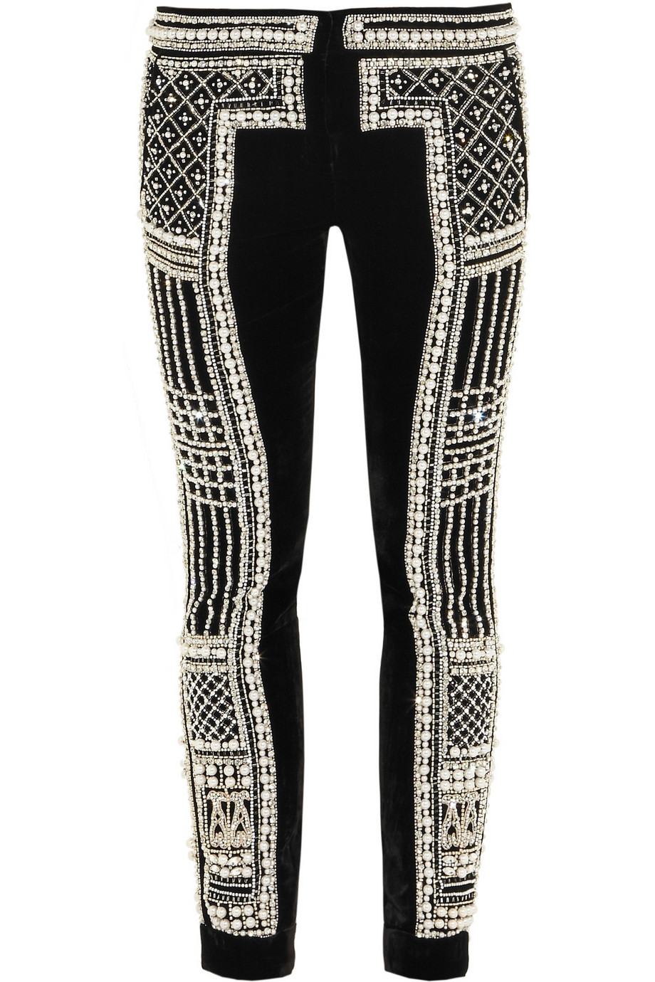 black velvet pants womens