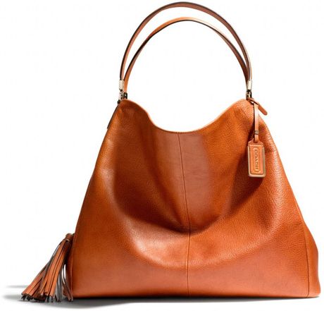Coach Madison Large Phoebe Shoulder Bag in Buffalo Embossed Leather in ...