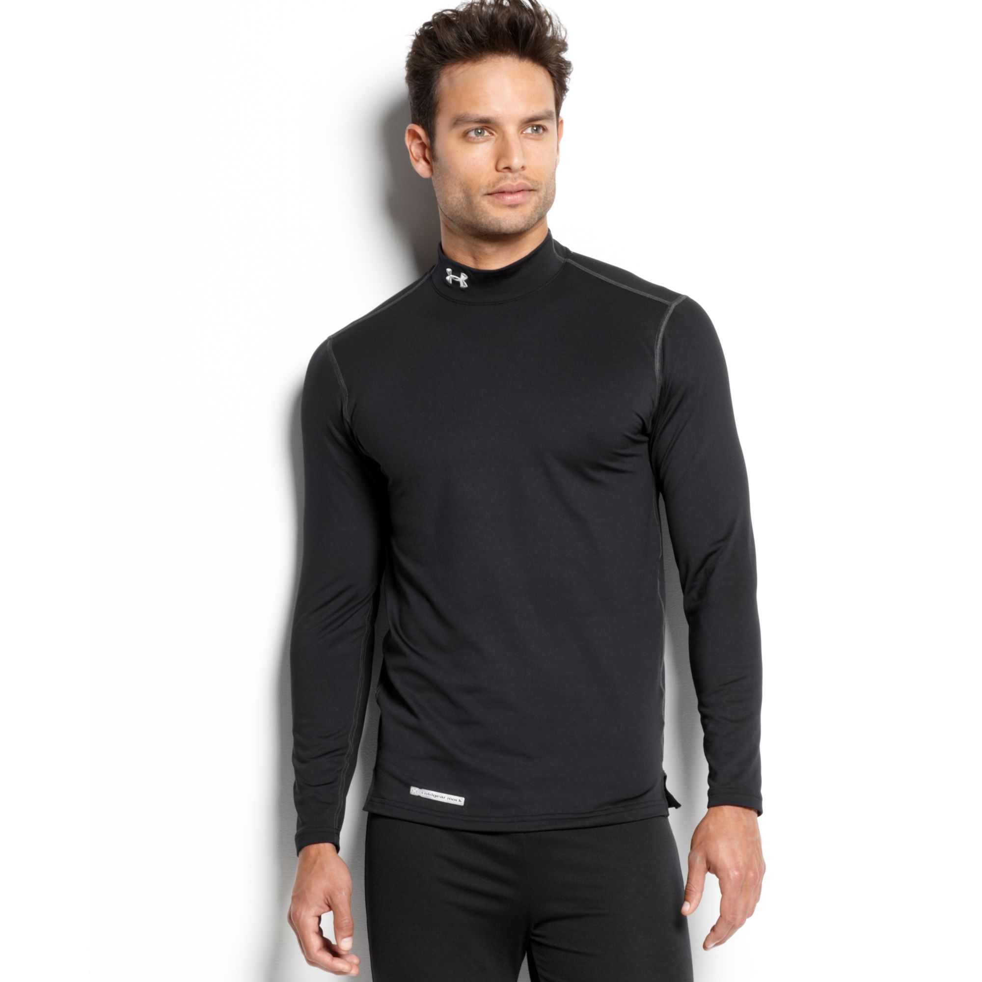 Download Under armour Evo Coldgear Fitted Long Sleeve Mock T-Shirt ...