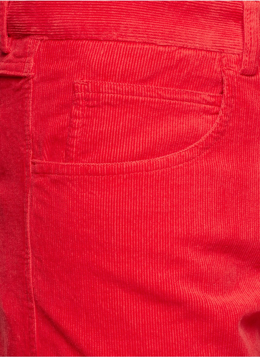 Lyst - Carven Corduroy Pants in Red for Men