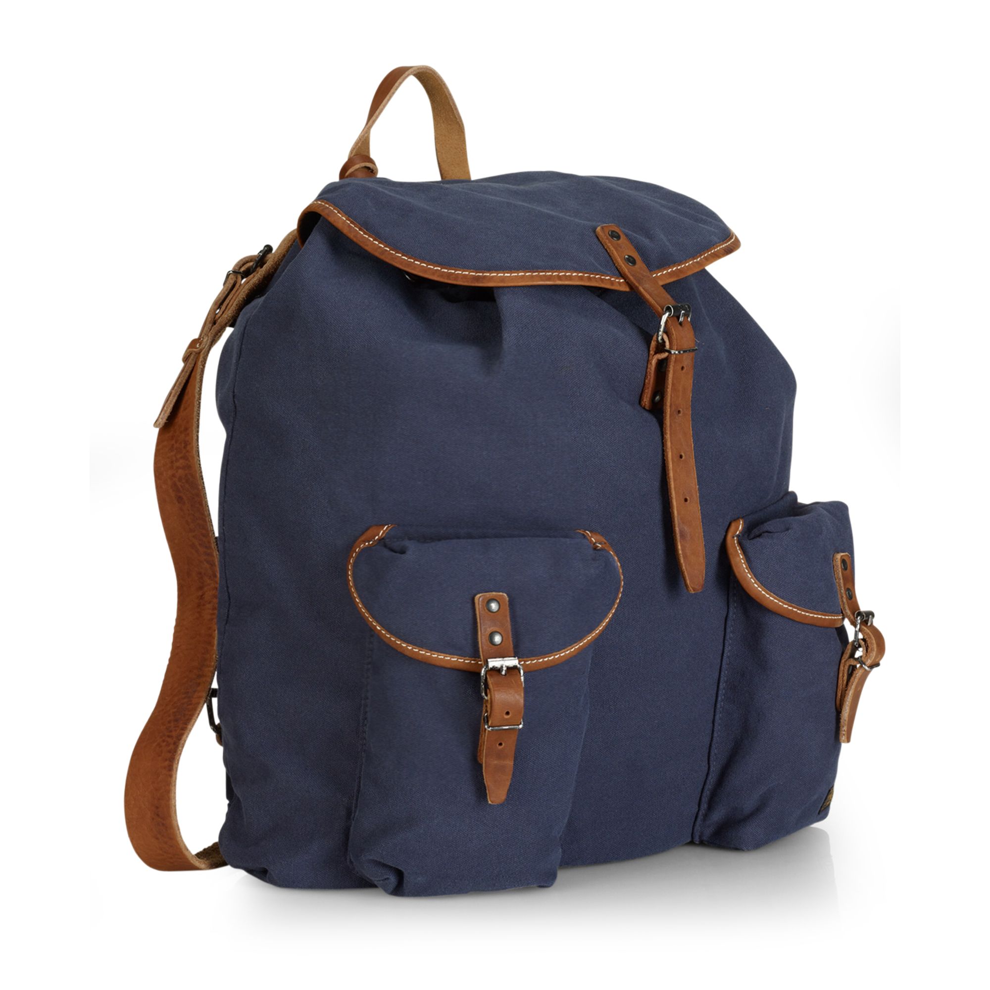Ralph lauren Canvas Loaser Backpack in Blue for Men | Lyst
