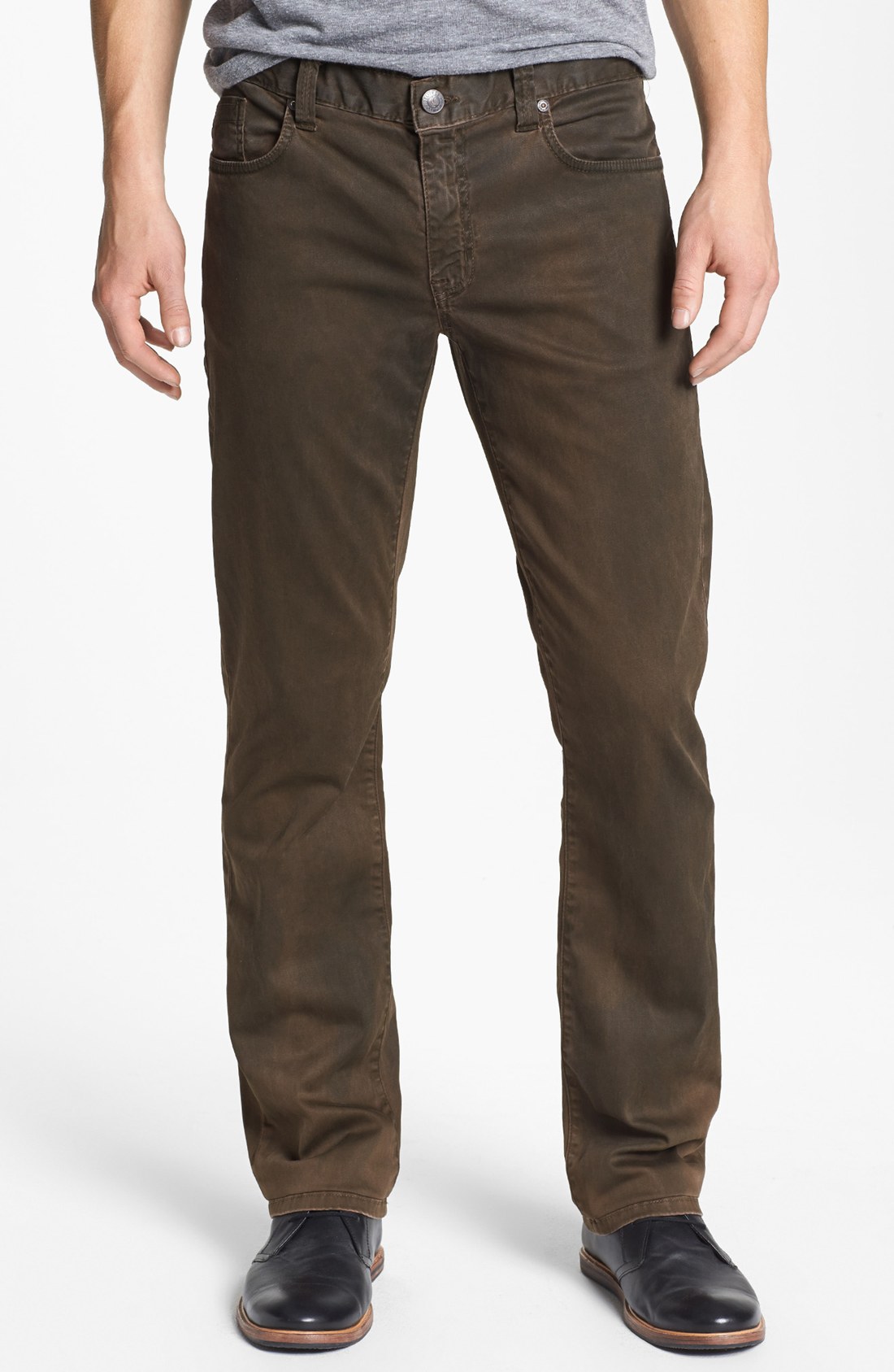 Fidelity Denim Impala Straight Leg Jeans in Brown for Men (Mink) | Lyst