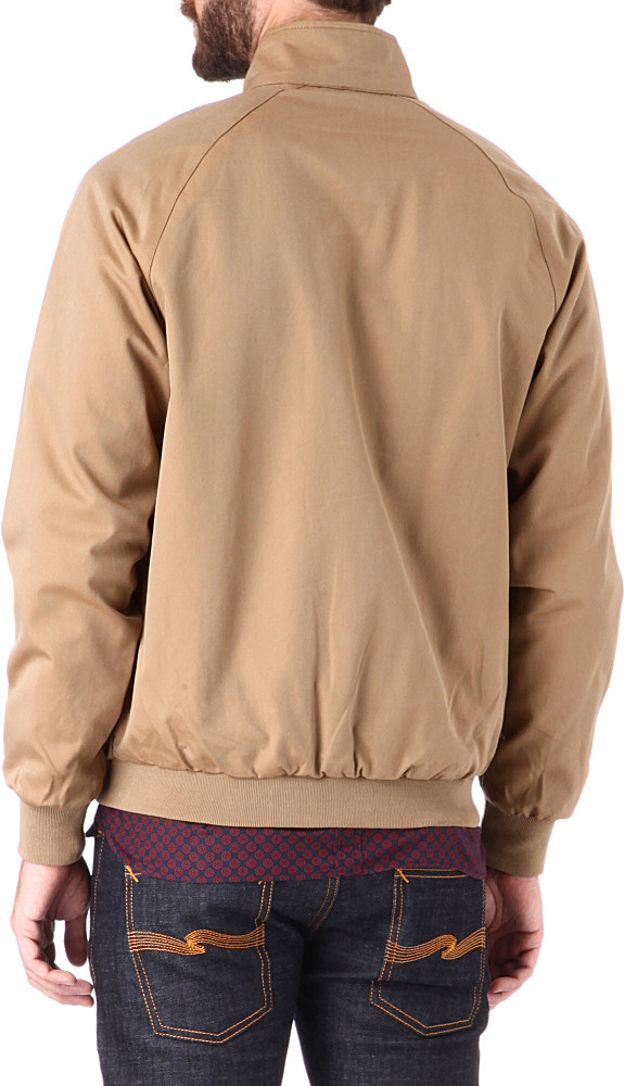 Fred perry Tonic Harrington Jacket in Brown for Men (Elmwood) | Lyst