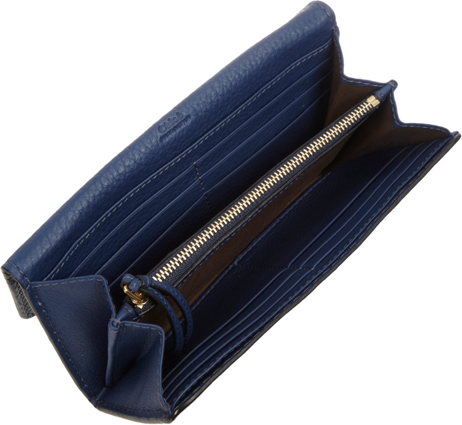 Chlo Marcie Continental Wallet in Blue (navy) | Lyst