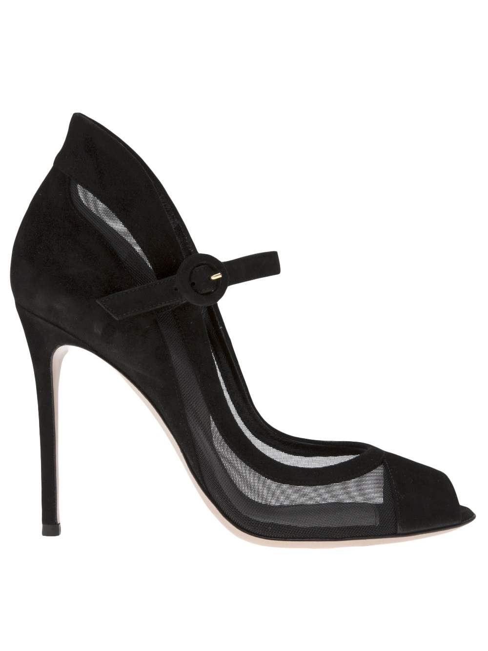 Lyst - Gianvito Rossi Mary Jane Pump in Black