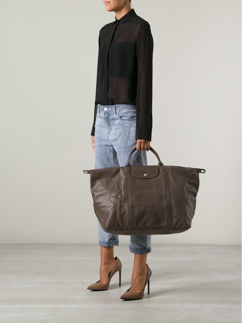 le pliage cuir tote