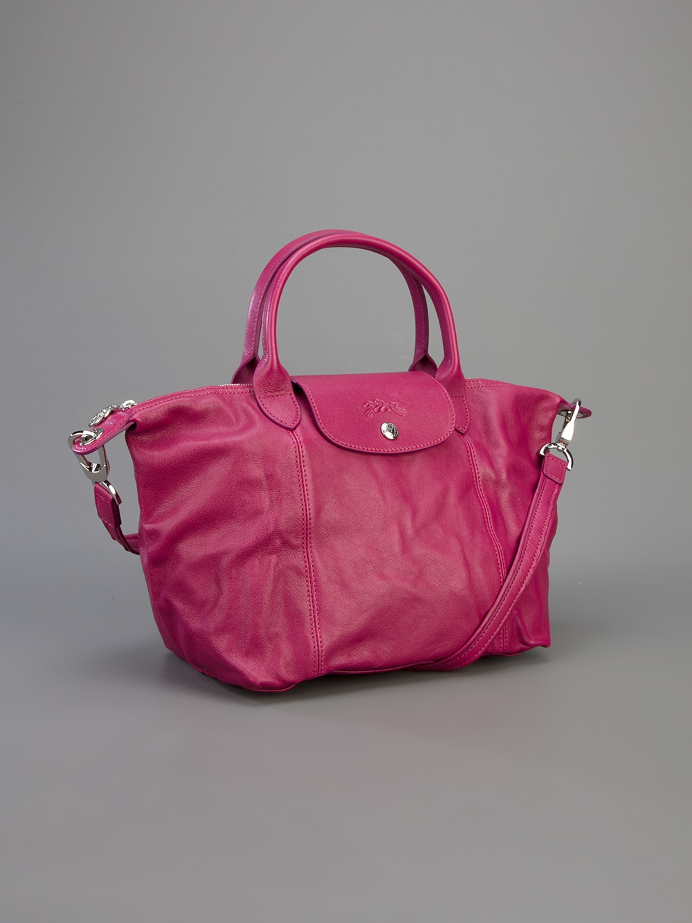 longchamp le pliage hot pink