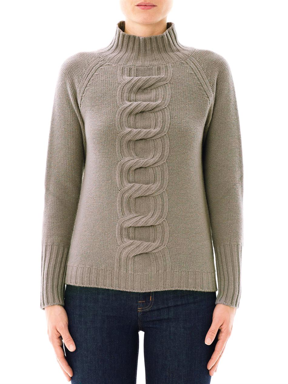 Lyst - Max Mara Daniela Sweater in Gray