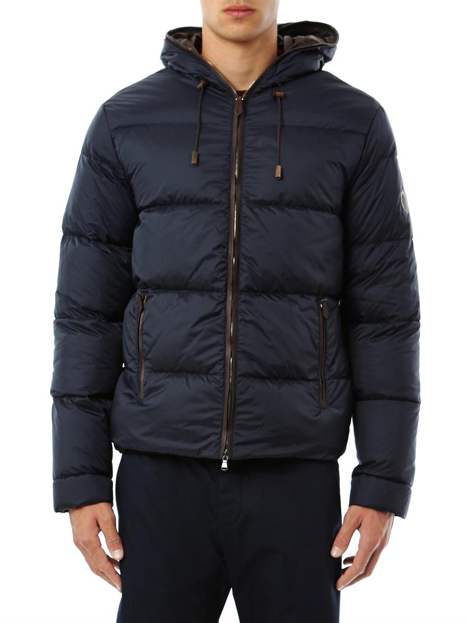 Lyst - Trussardi Feather Weight Down Jacket in Blue for Men