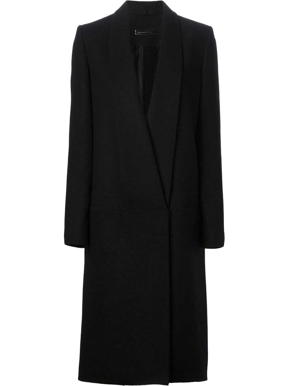 Lyst - Victoria Beckham Structured Coat in Black