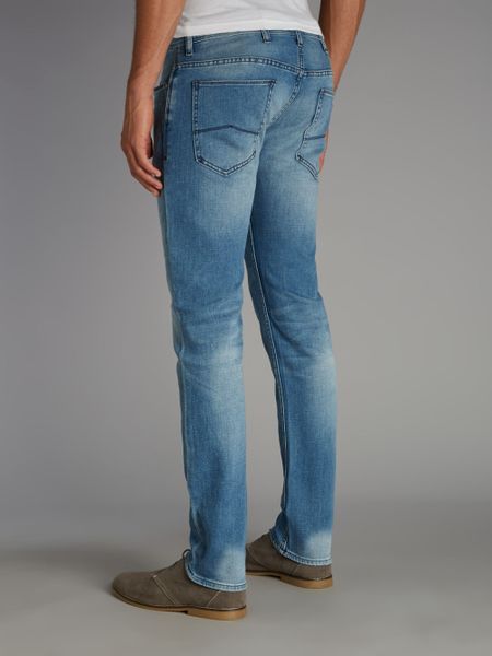 Armani Jeans Light Wash Slim Fit Jean in Blue for Men (Denim) | Lyst