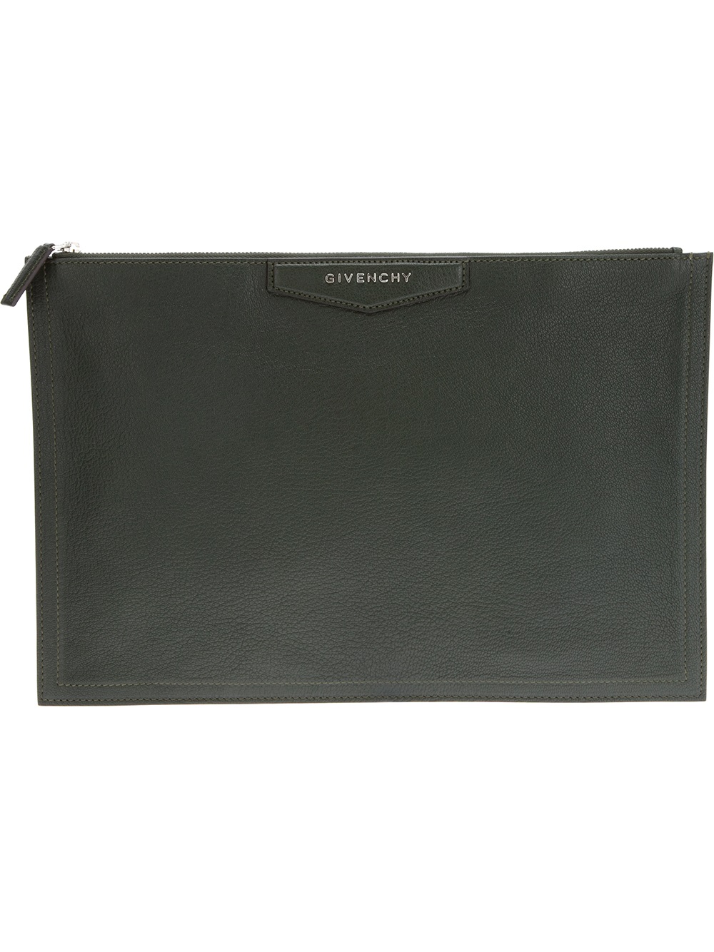 Givenchy Antigona Clutch in Green | Lyst