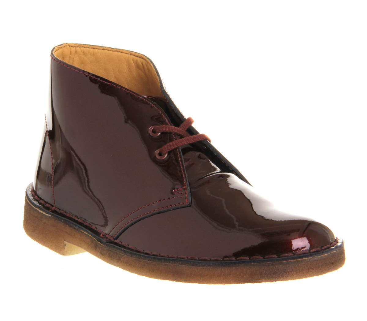 clarks red booties