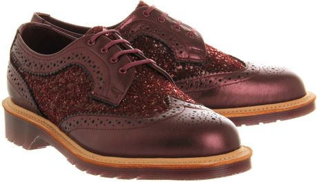 Dr. Martens Mie Irene English Brogue in Red (cherry) | Lyst