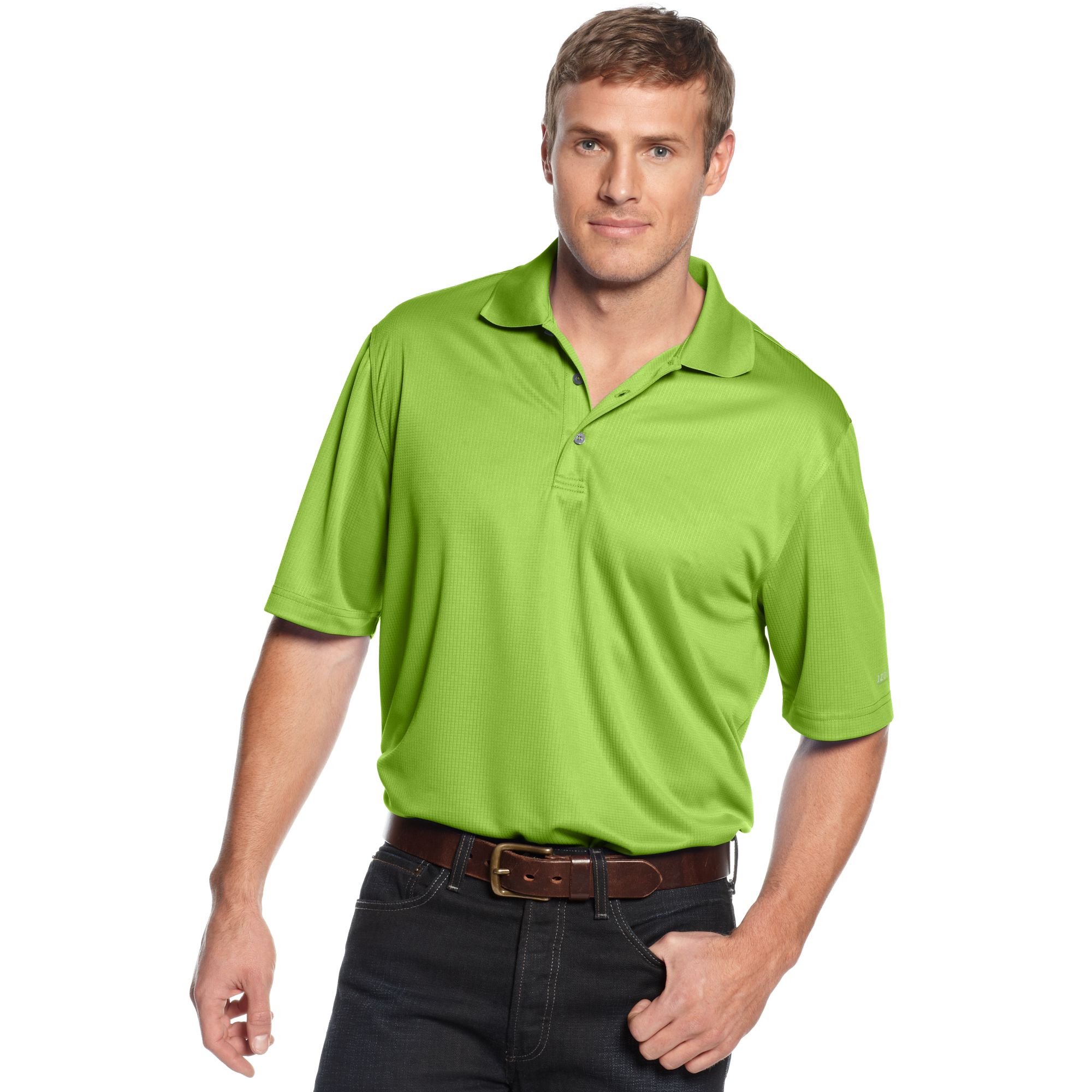 Lyst - Izod Uv Wicking Performance Polo Shirt in Green for Men