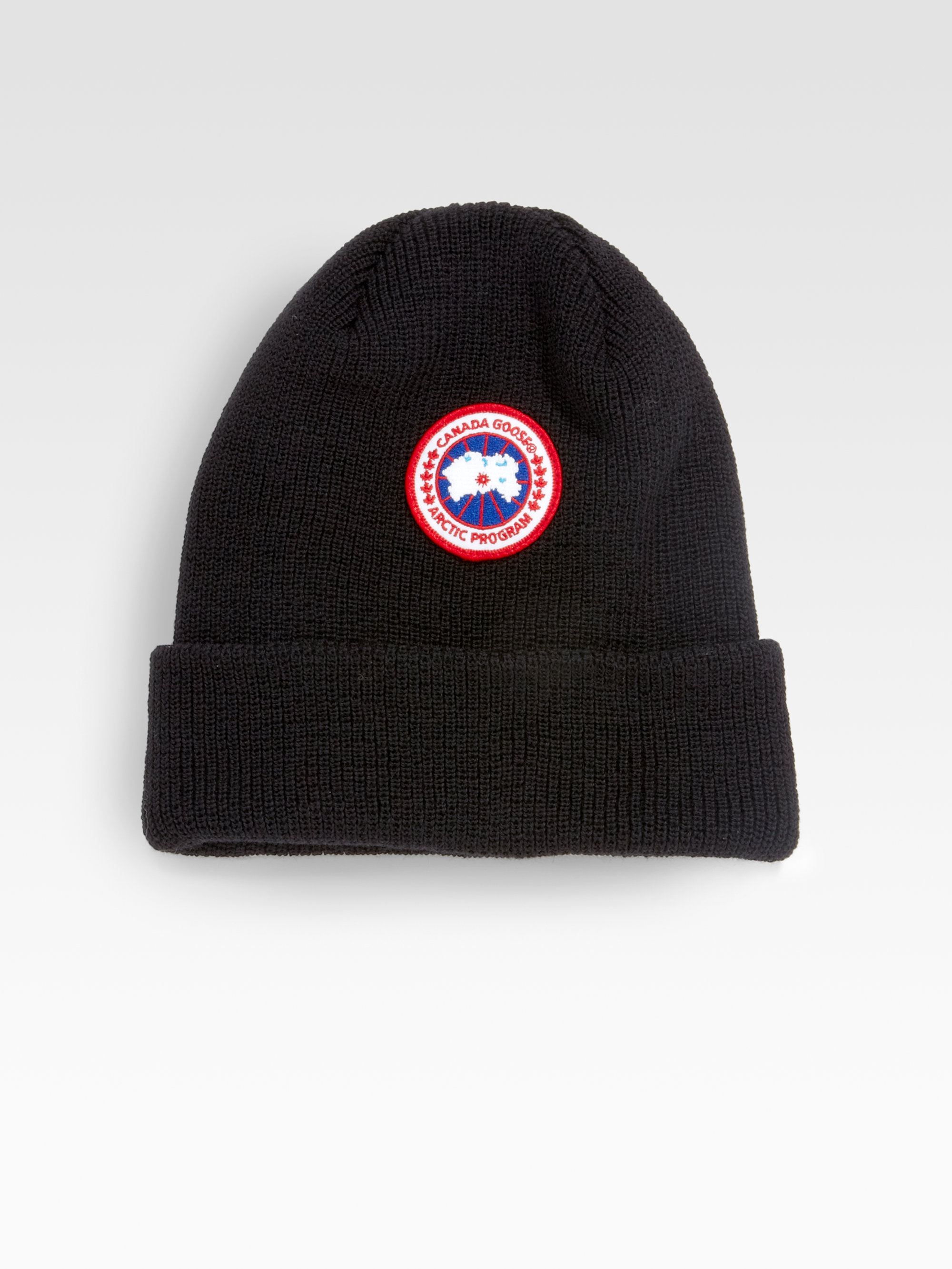 Canada goose Merino Wool Watch Cap in Black | Lyst