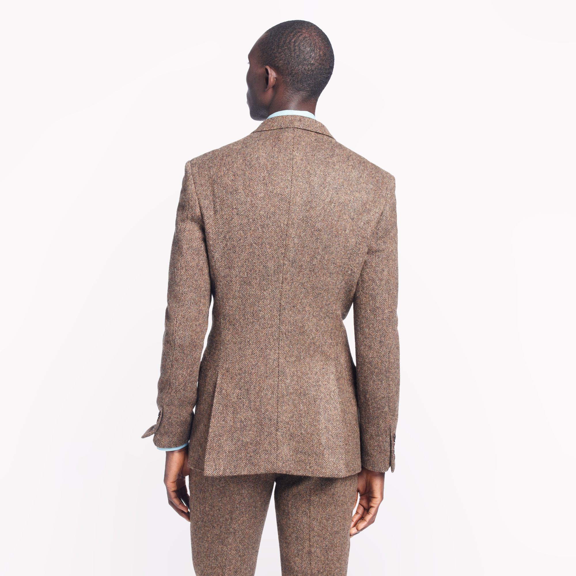 J.crew Ludlow Suit Jacket With Double Vent In English Tweed in Brown