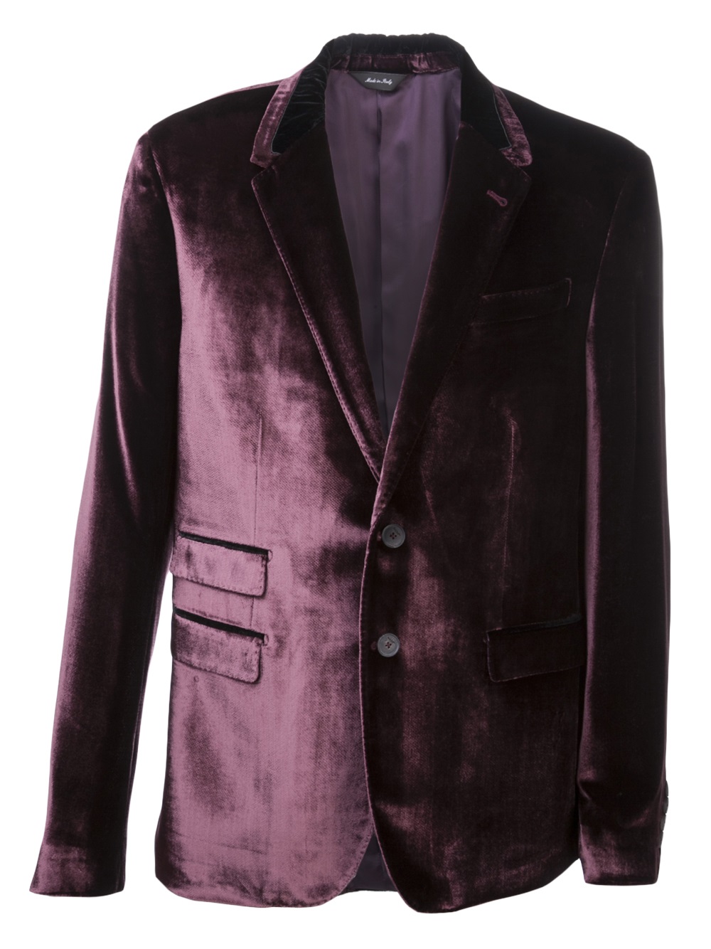 Paul Smith Gents Tailored Fit Velvet Blazer in Purple for Men - Lyst