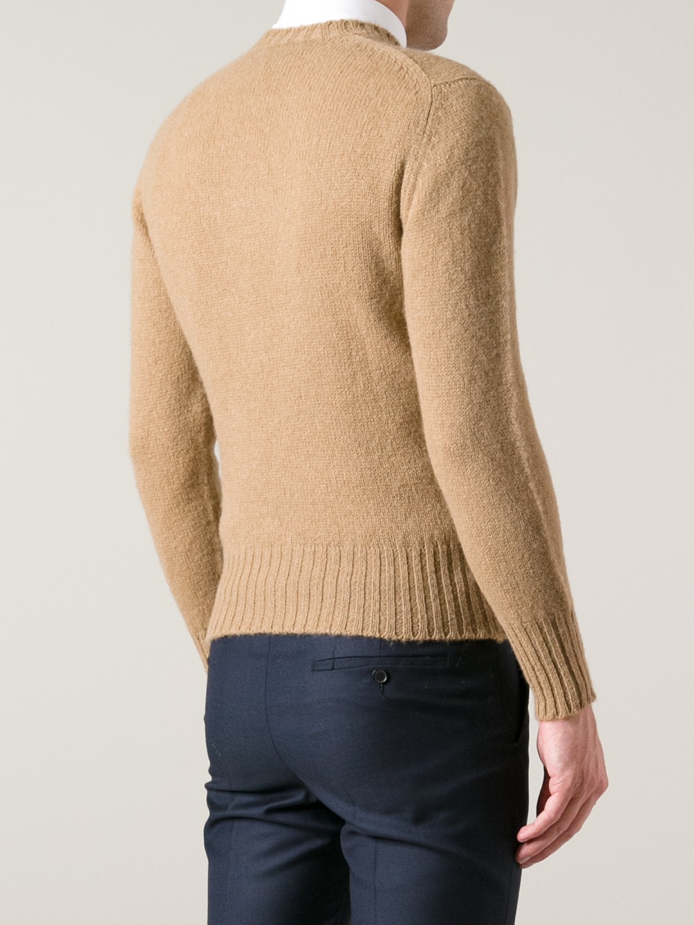 Pringle of scotland Wool Jumper in Natural for Men | Lyst