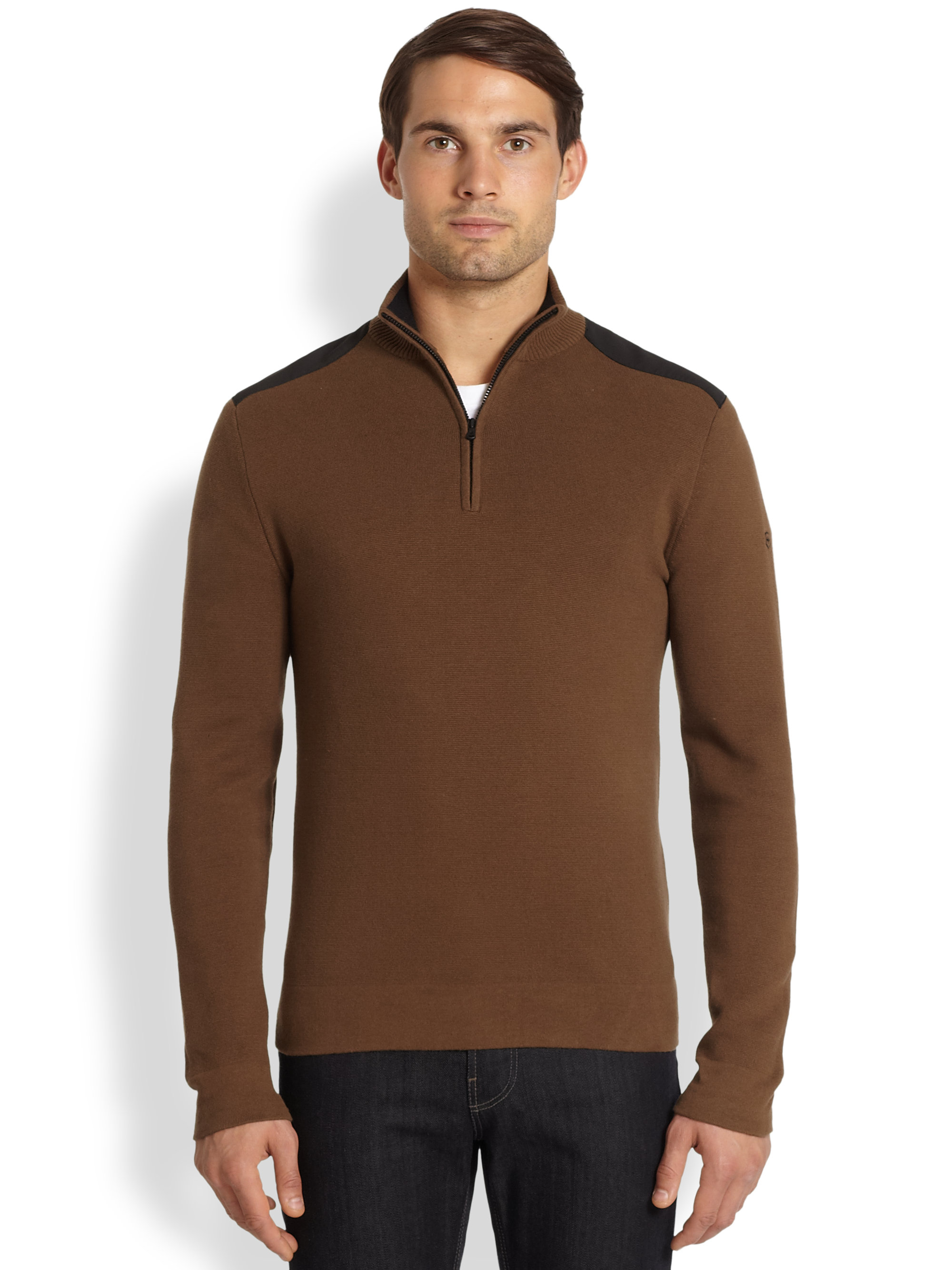 Victorinox Maverick Sweater in Brown for Men (SAND) | Lyst