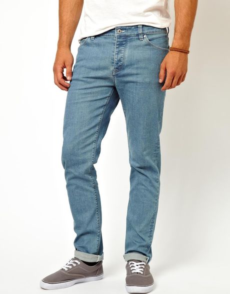 Asos Skinny Jeans in Light Blue in Blue for Men (Lightblue) | Lyst