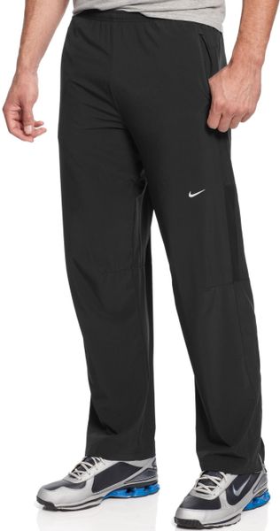 Nike Stretch Woven Running Pants in Black for Men | Lyst